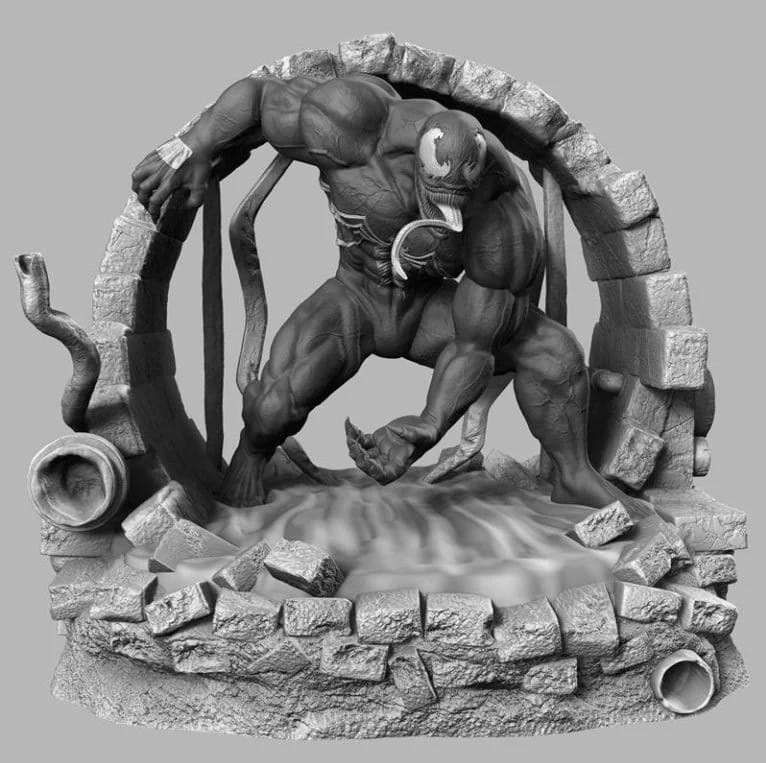 P站图纸印象馆 漫威 毒液 漫威 毒液