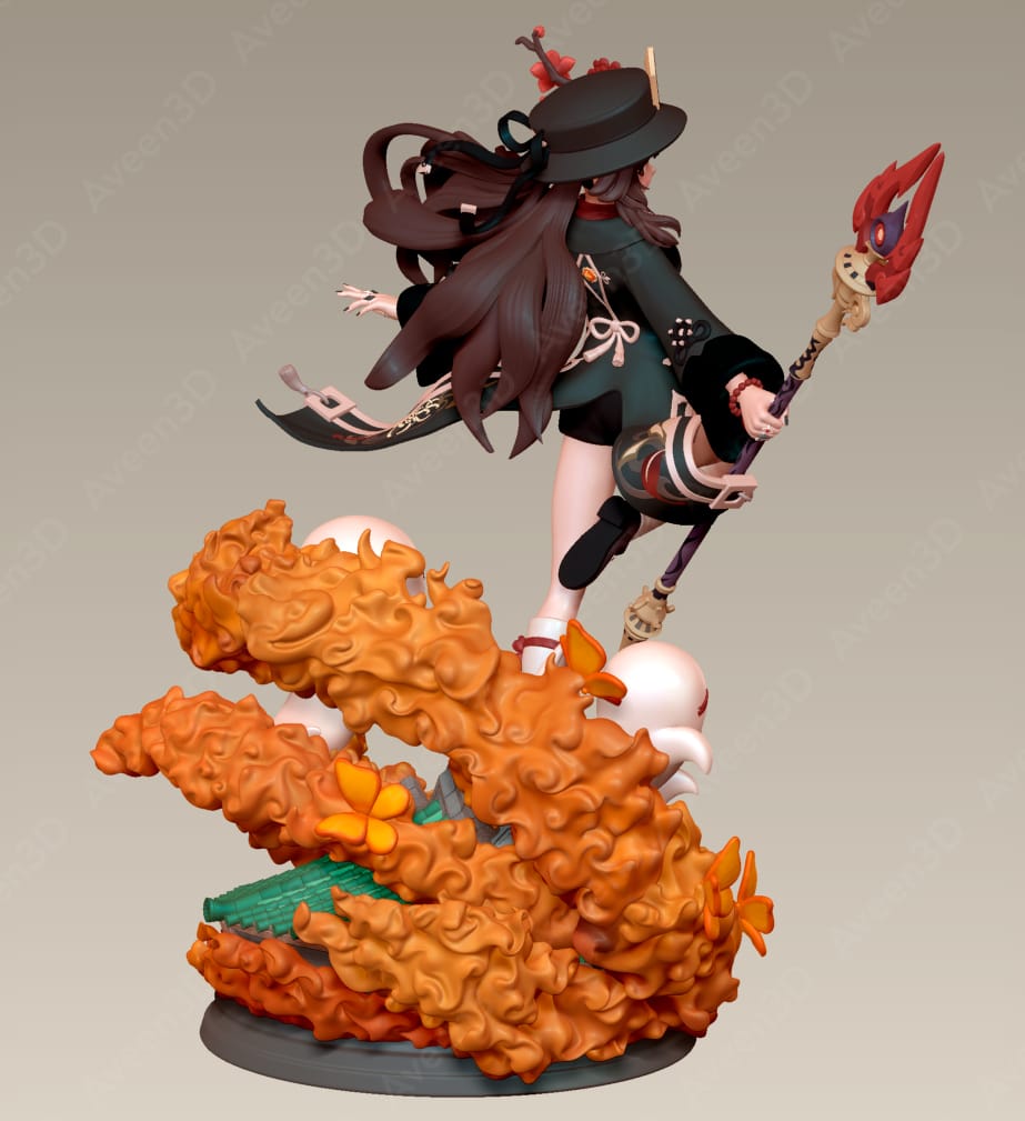 P站图纸印象馆 原神 胡桃 原神 胡桃