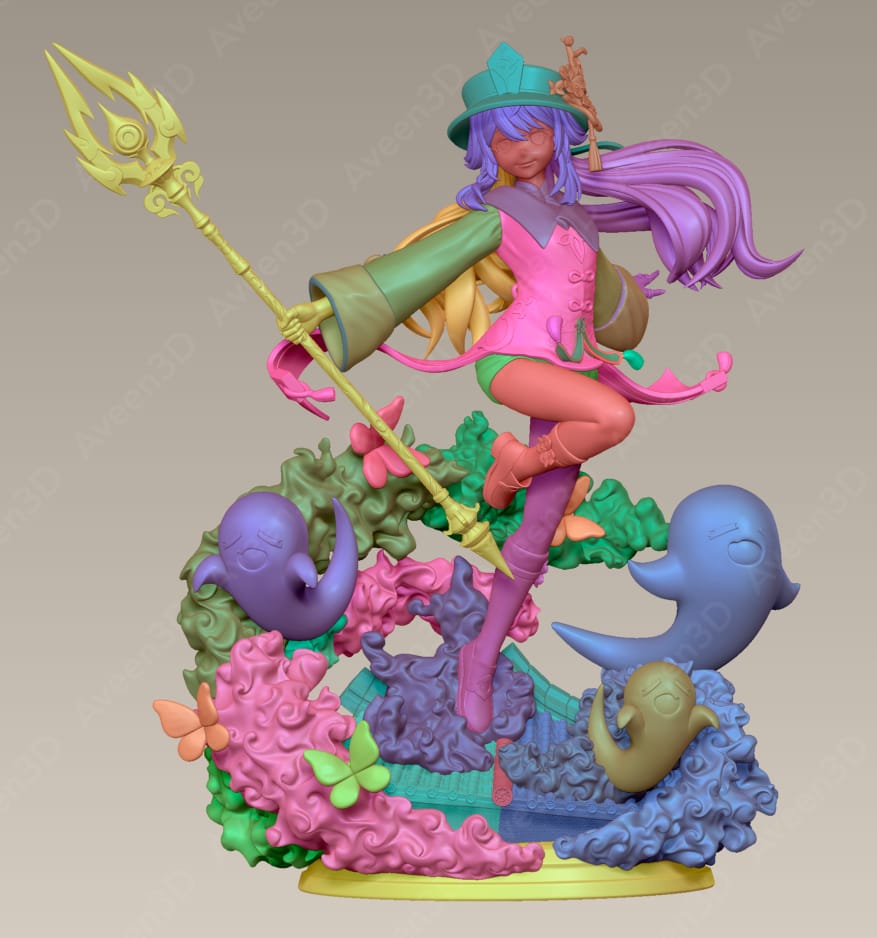 P站图纸印象馆 原神 胡桃 原神 胡桃