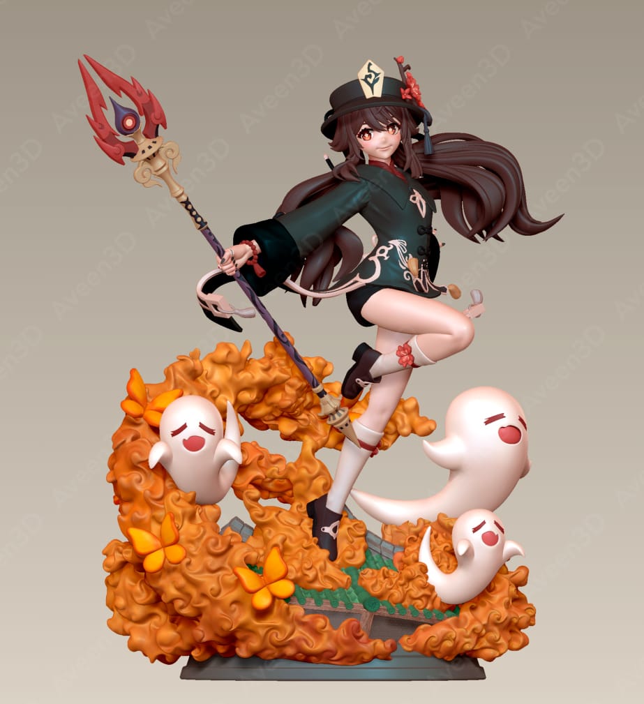 P站图纸印象馆 原神 胡桃 原神 胡桃