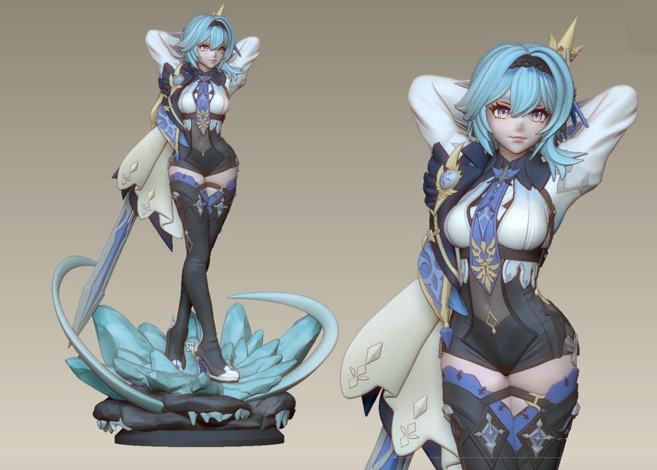 P站图纸印象馆 原神 优菈 原神 优菈