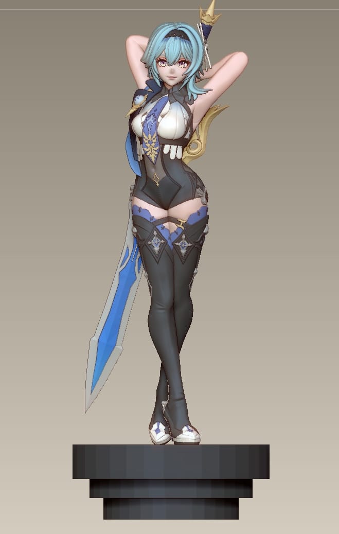 P站图纸印象馆 原神 优菈 原神 优菈