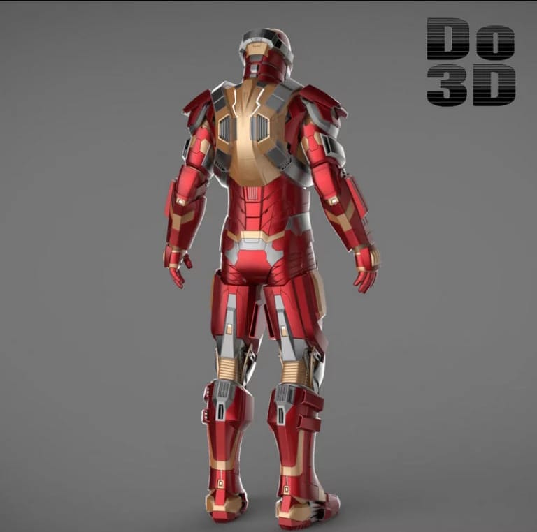 P站图纸印象馆 漫威 钢铁侠 MK17 漫威 钢铁侠 MK17