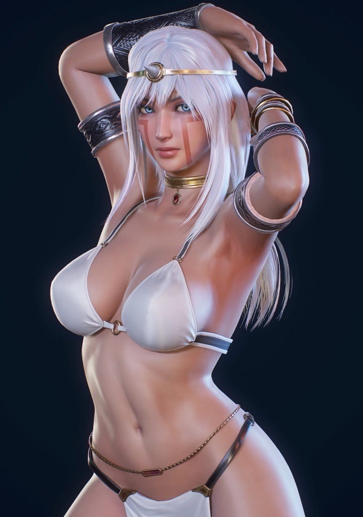 P站图纸印象馆 古代部落女神 古代部落女神