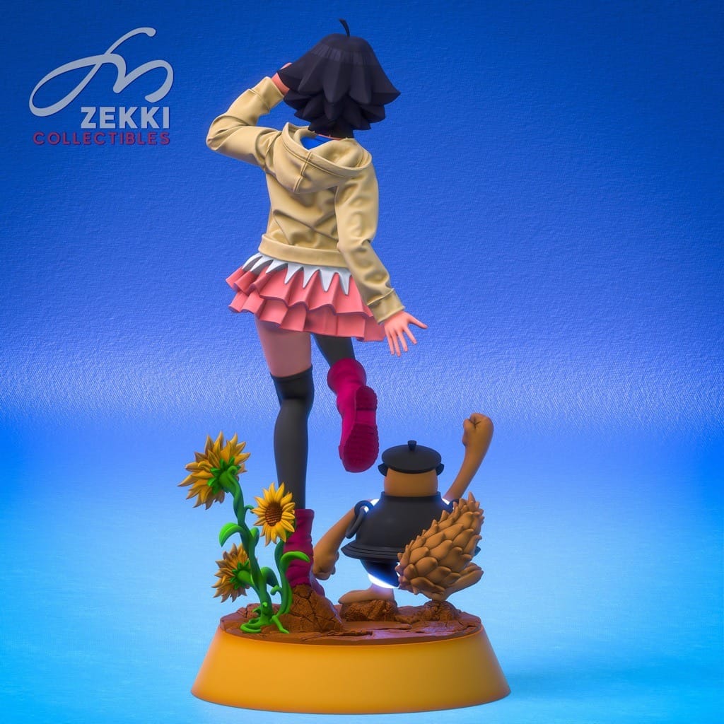 P站图纸印象馆 火影忍者 漩涡向日葵和守鹤 火影忍者 漩涡向日葵和守鹤