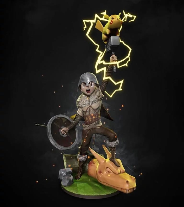 P站图纸印象馆 精灵宝可梦 小智 精灵宝可梦 小智