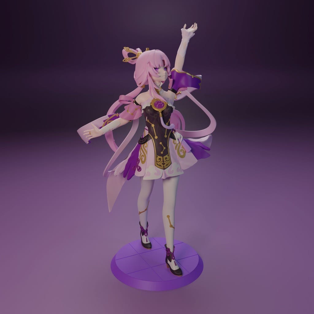 P站图纸印象馆 崩坏 符玄 崩坏 符玄