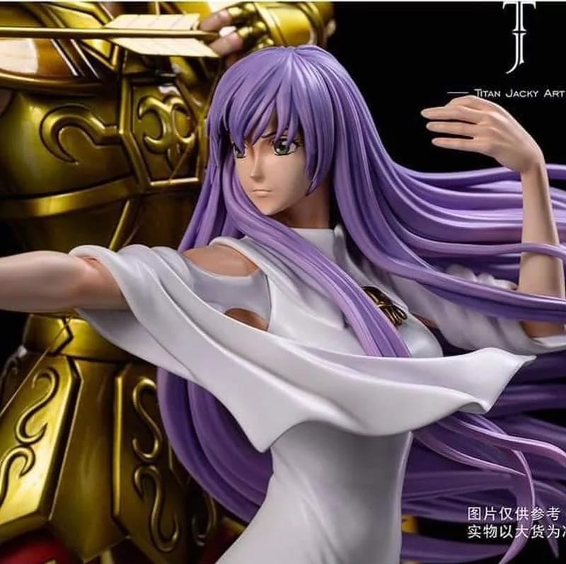 P站图纸印象馆 圣斗士星矢 雅典娜和星矢 圣斗士星矢 雅典娜和星矢