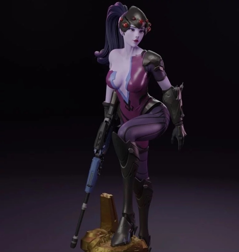 P站图纸印象馆 守望先锋 黑百合 守望先锋 黑百合