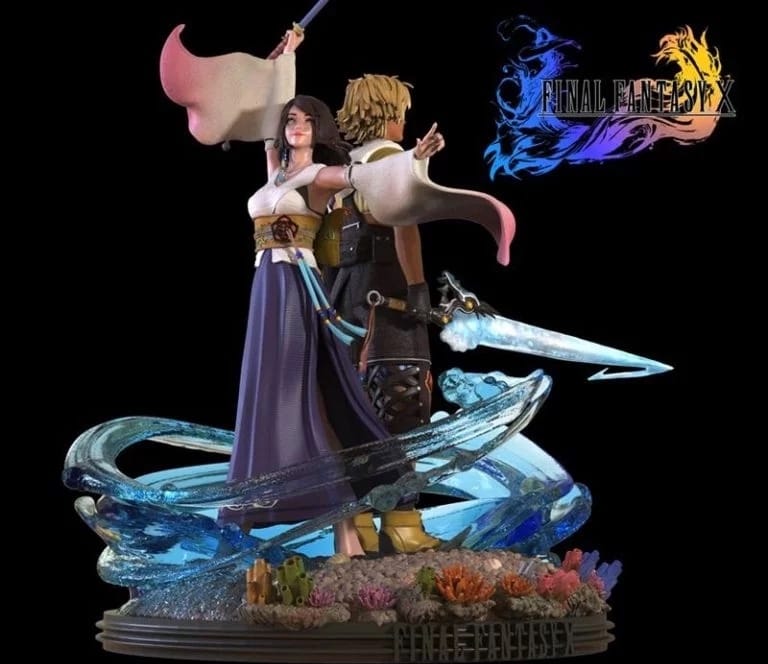 P站图纸印象馆 最终幻想 尤娜和提达 最终幻想 尤娜和提达