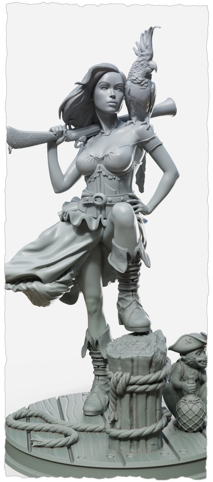 P站图纸印象馆 女海盗安娜·玛瑞亚 女海盗安娜·玛瑞亚