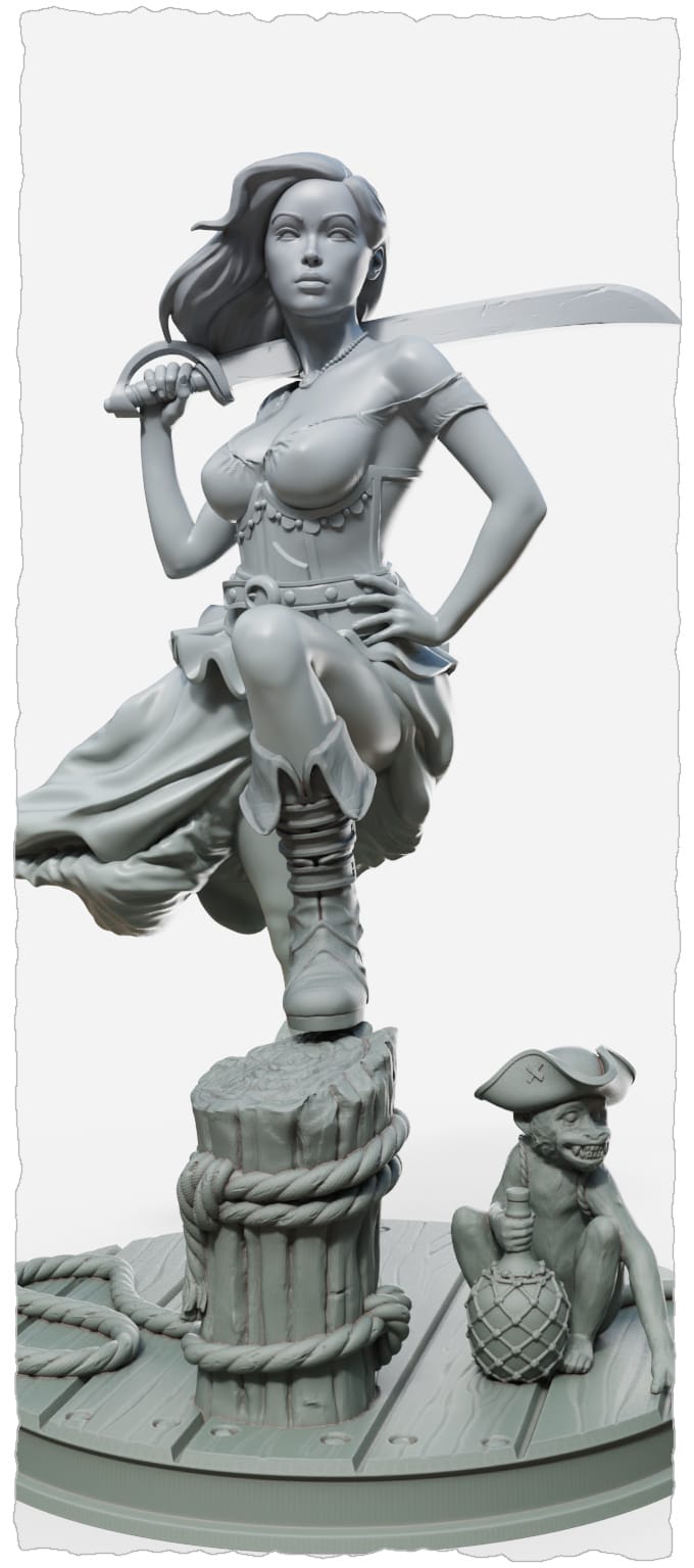 P站图纸印象馆 女海盗安娜·玛瑞亚 女海盗安娜·玛瑞亚