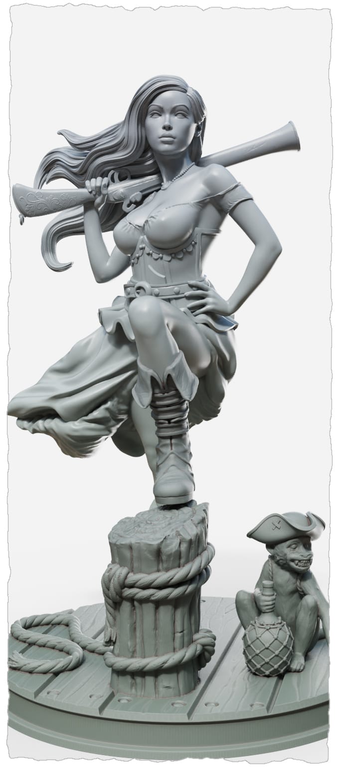 P站图纸印象馆 女海盗安娜·玛瑞亚 女海盗安娜·玛瑞亚