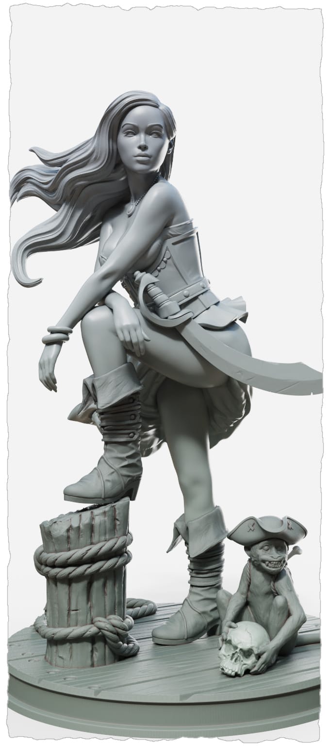 P站图纸印象馆 女海盗安娜·玛瑞亚 女海盗安娜·玛瑞亚