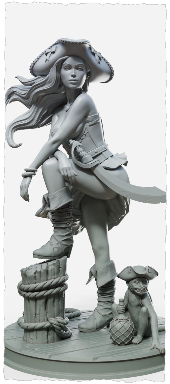 P站图纸印象馆 女海盗安娜·玛瑞亚 女海盗安娜·玛瑞亚