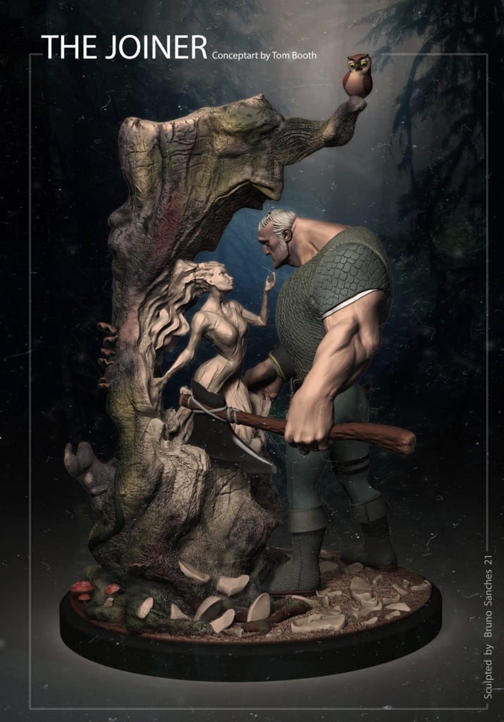 P站图纸印象馆 伐木工与精灵 伐木工与精灵