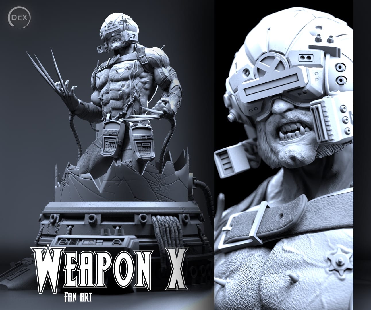 P站图纸印象馆 漫威 X武器 漫威 X武器