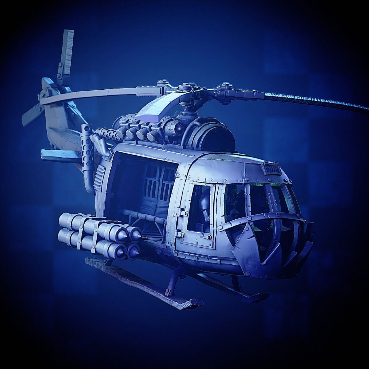 P站图纸印象馆 直升机 直升机