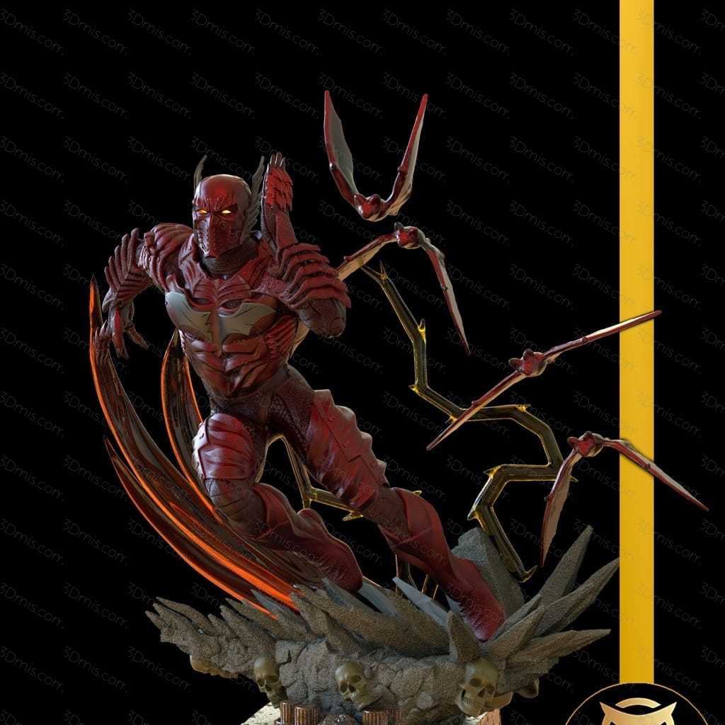 P站图纸印象馆 邪恶的蝙蝠侠和闪电侠的融合体 邪恶的蝙蝠侠和闪电侠的融合体