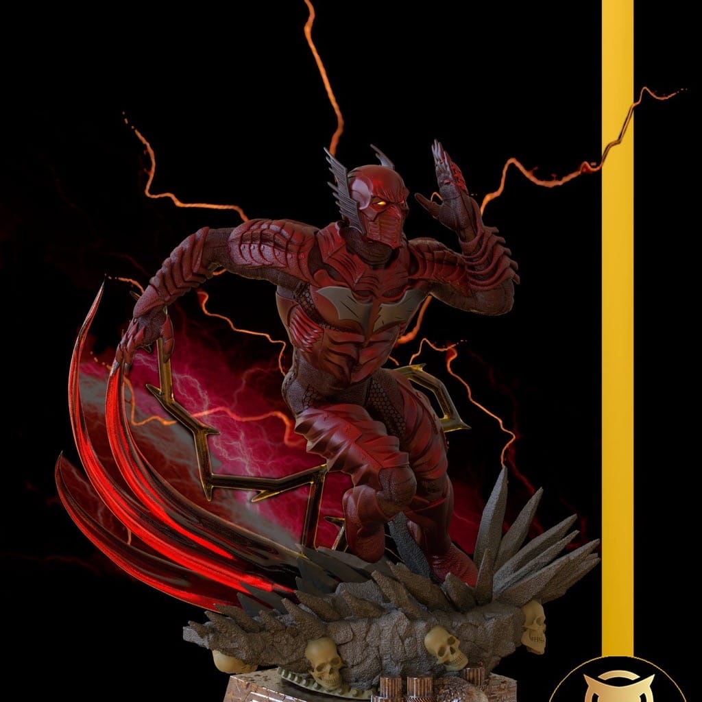 P站图纸印象馆 邪恶的蝙蝠侠和闪电侠的融合体 邪恶的蝙蝠侠和闪电侠的融合体