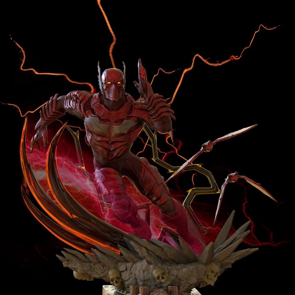 P站图纸印象馆 邪恶的蝙蝠侠和闪电侠的融合体 邪恶的蝙蝠侠和闪电侠的融合体