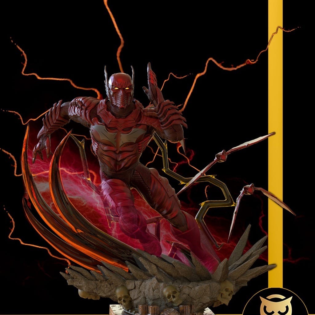 P站图纸印象馆 邪恶的蝙蝠侠和闪电侠的融合体 邪恶的蝙蝠侠和闪电侠的融合体