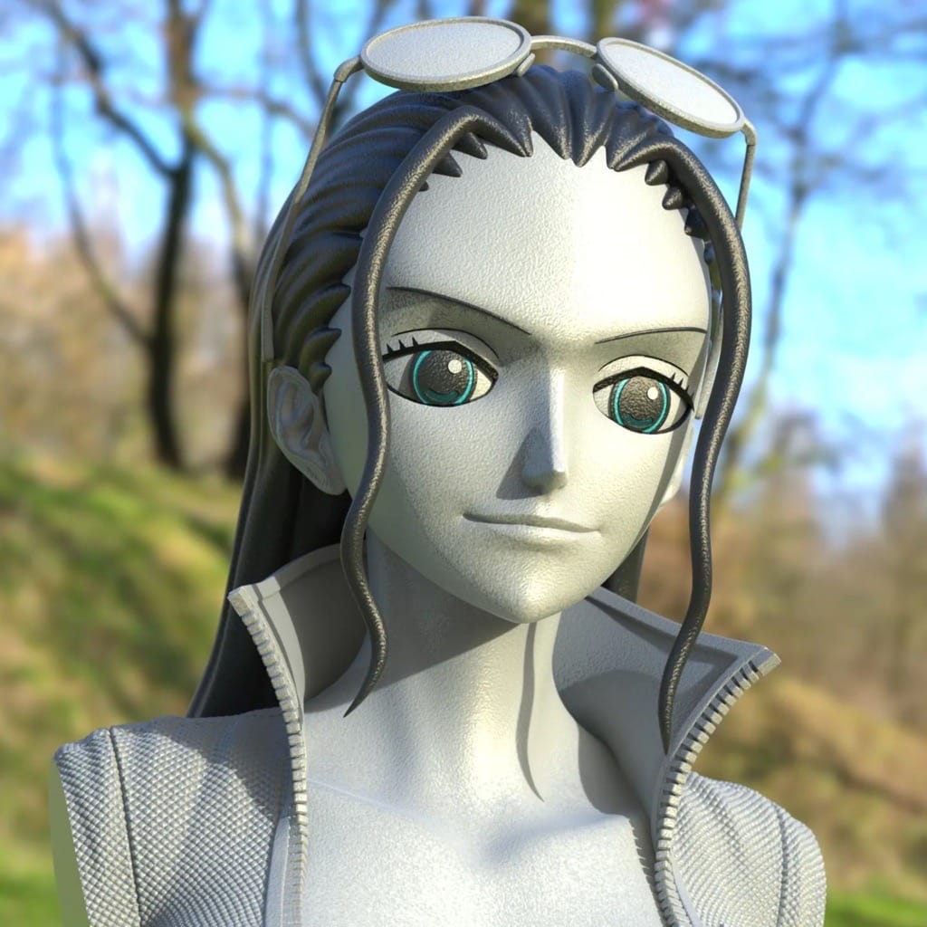 P站图纸印象馆 MyAnimate 海贼王 妮可·罗宾和朱洛基尔·米霍克 MyAnimate 海贼王 妮可·罗宾和朱洛基尔·米霍克