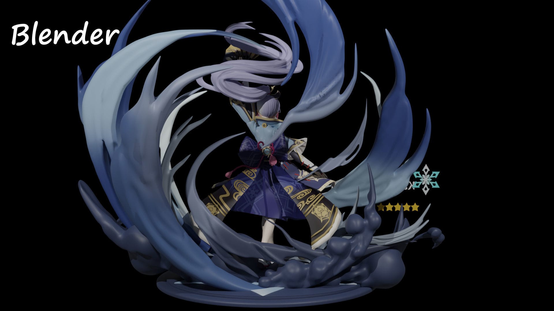 P站图纸印象馆 原神 神里绫华 原神 神里绫华