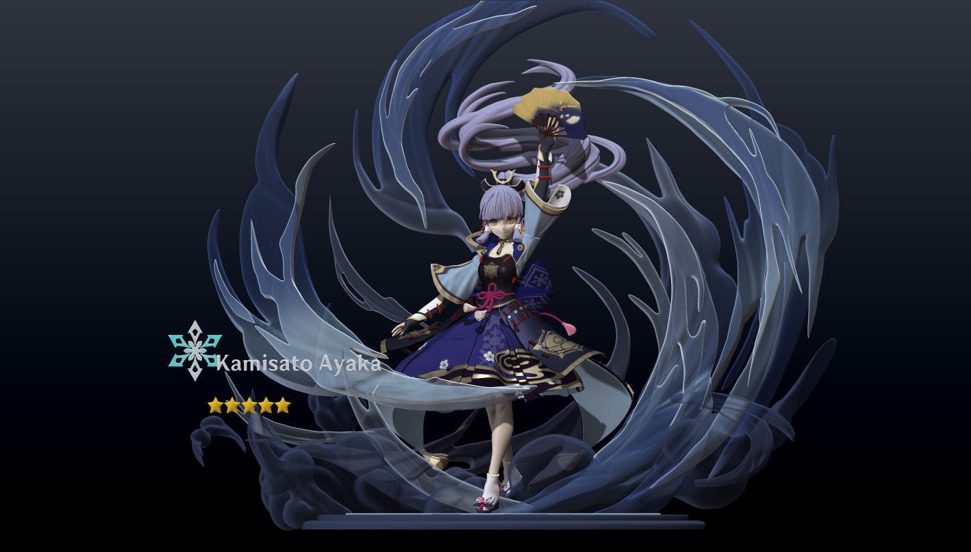 P站图纸印象馆 原神 神里绫华 原神 神里绫华