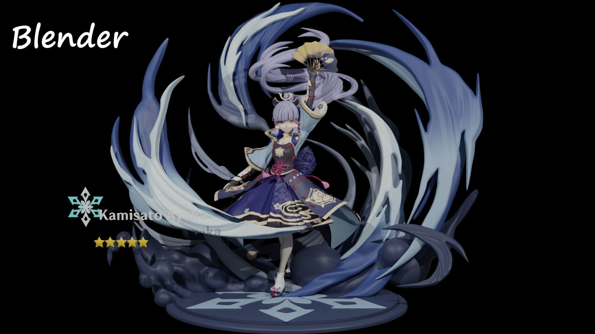 P站图纸印象馆 原神 神里绫华 原神 神里绫华