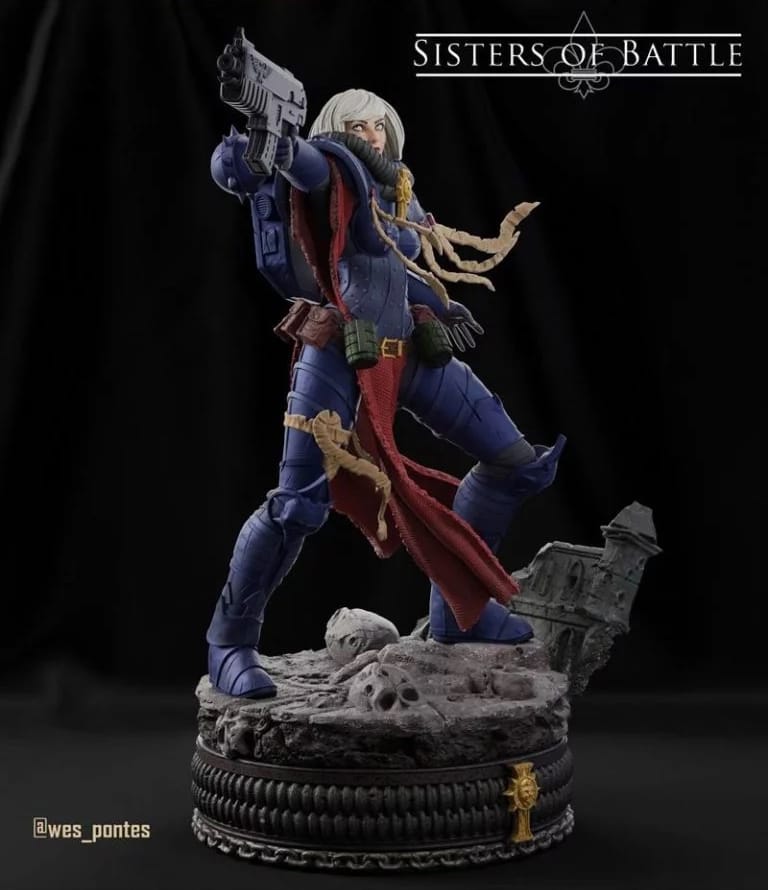 P站图纸印象馆 战锤40K 战斗修女会 战锤40K 战斗修女会