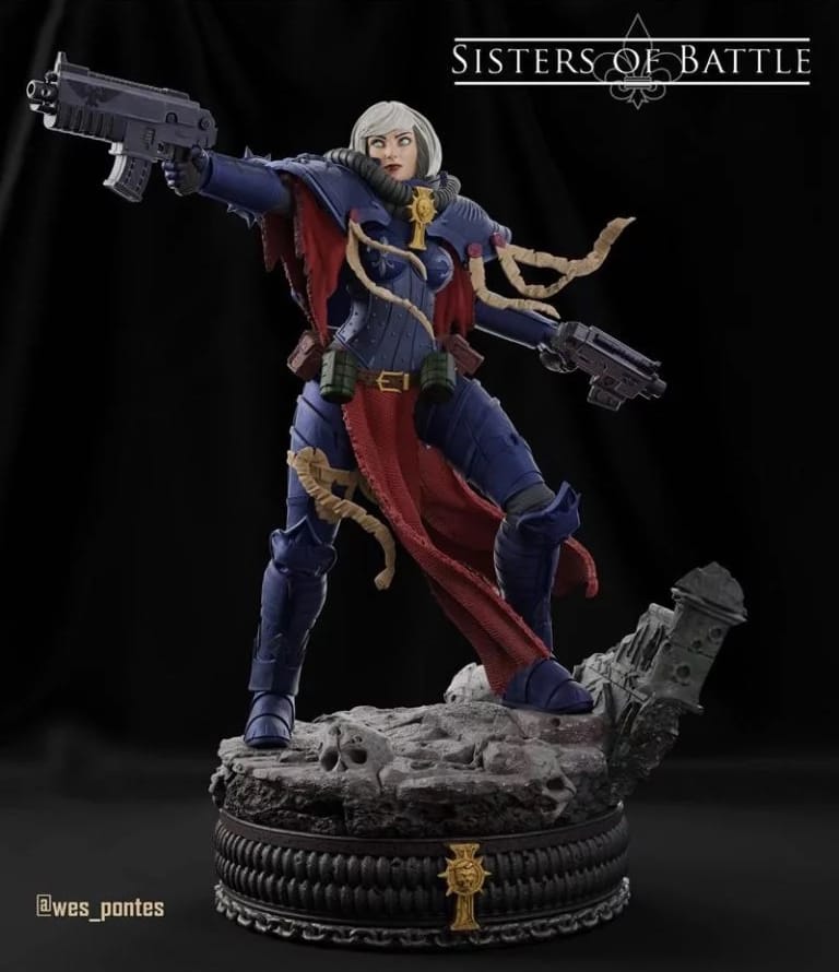 P站图纸印象馆 战锤40K 战斗修女会 战锤40K 战斗修女会