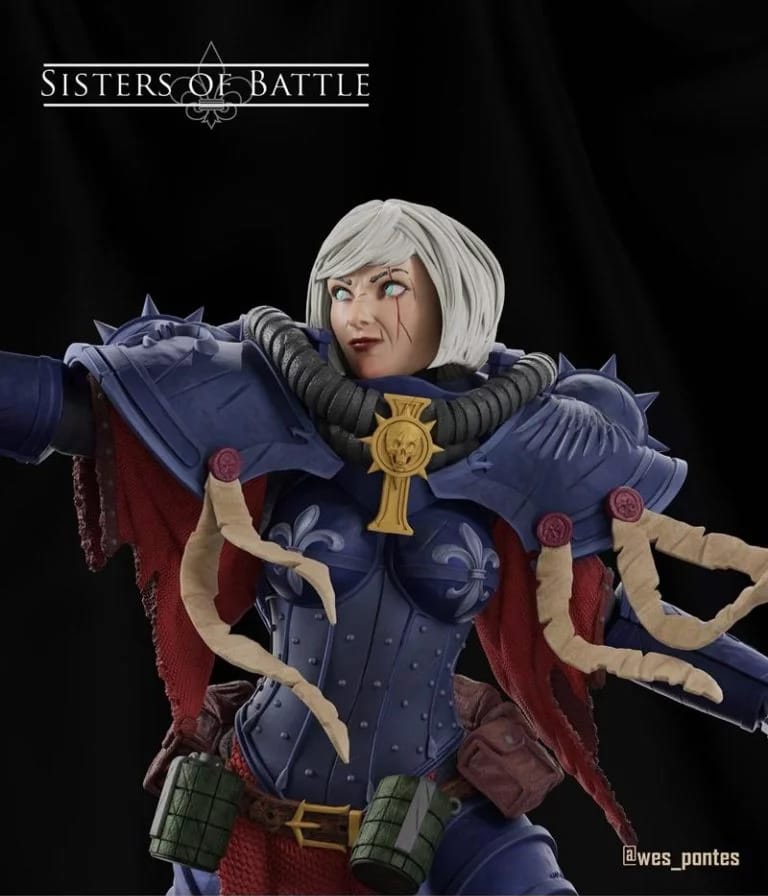 P站图纸印象馆 战锤40K 战斗修女会 战锤40K 战斗修女会