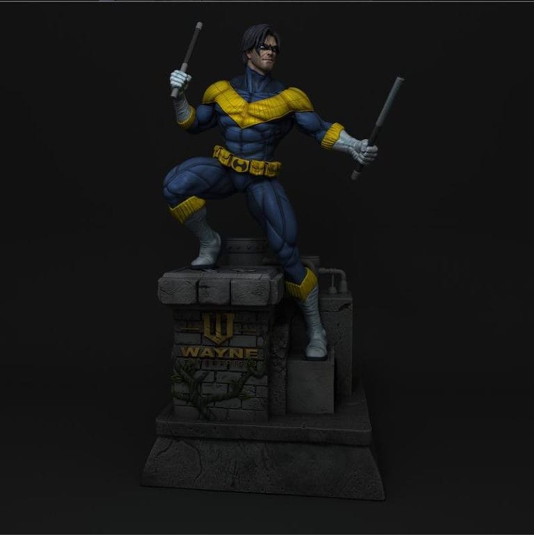 P站图纸印象馆 DC漫画 夜翼 DC漫画 夜翼