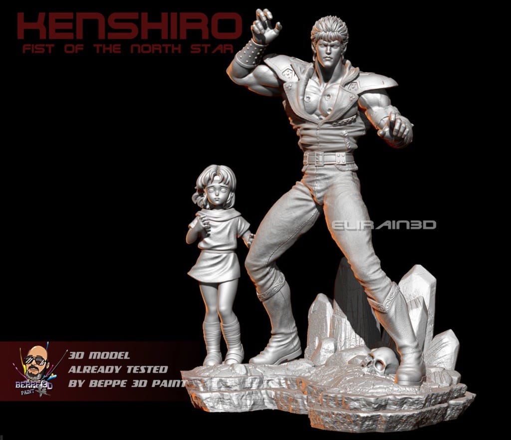 P站图纸印象馆 北斗神拳 健次郎和玲 北斗神拳 健次郎和玲