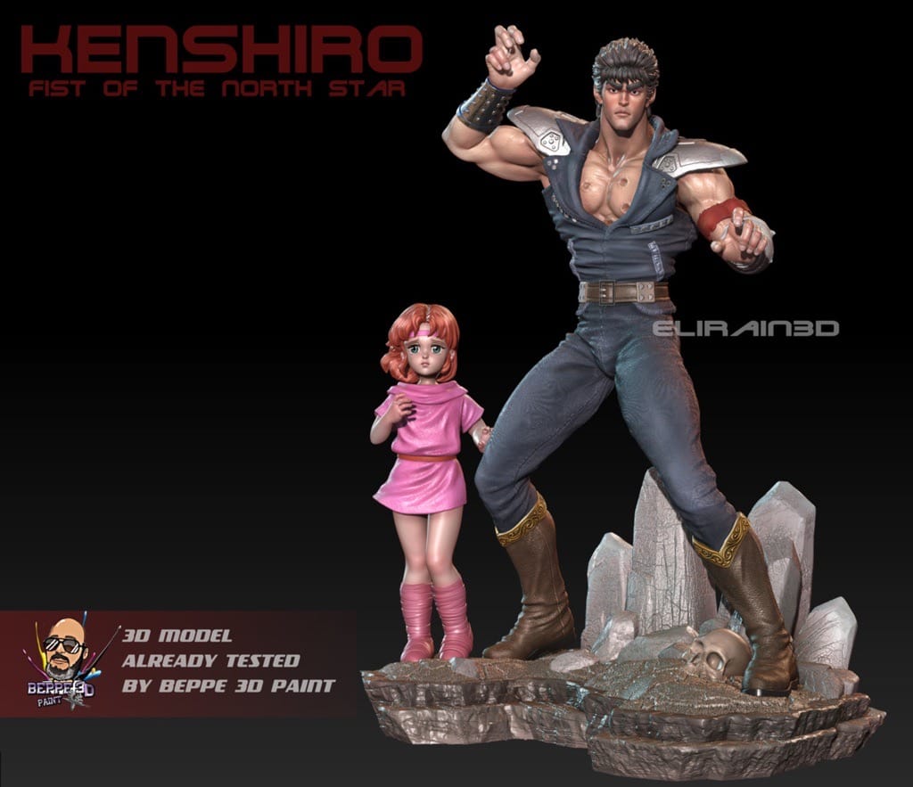 P站图纸印象馆 北斗神拳 健次郎和玲 北斗神拳 健次郎和玲