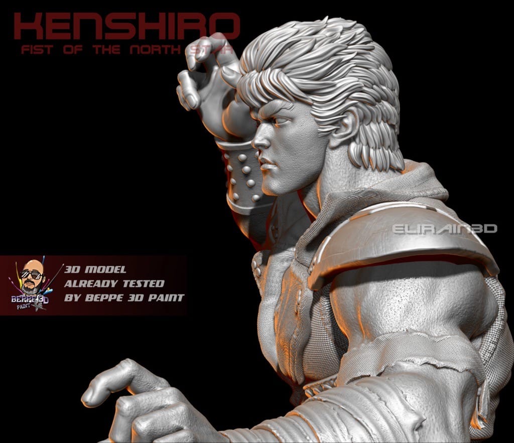 P站图纸印象馆 北斗神拳 健次郎和玲 北斗神拳 健次郎和玲