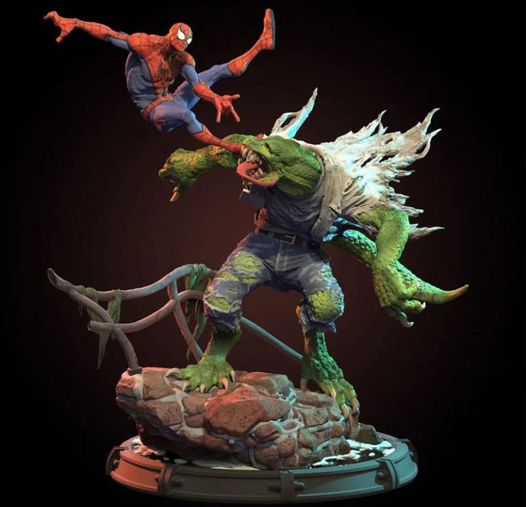 P站图纸印象馆 漫威 蜘蛛侠和蜥蜴博士 漫威 蜘蛛侠和蜥蜴博士