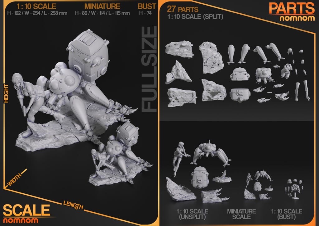 P站图纸印象馆 NomNom 攻壳机动队 草薙素子 NomNom 攻壳机动队 草薙素子