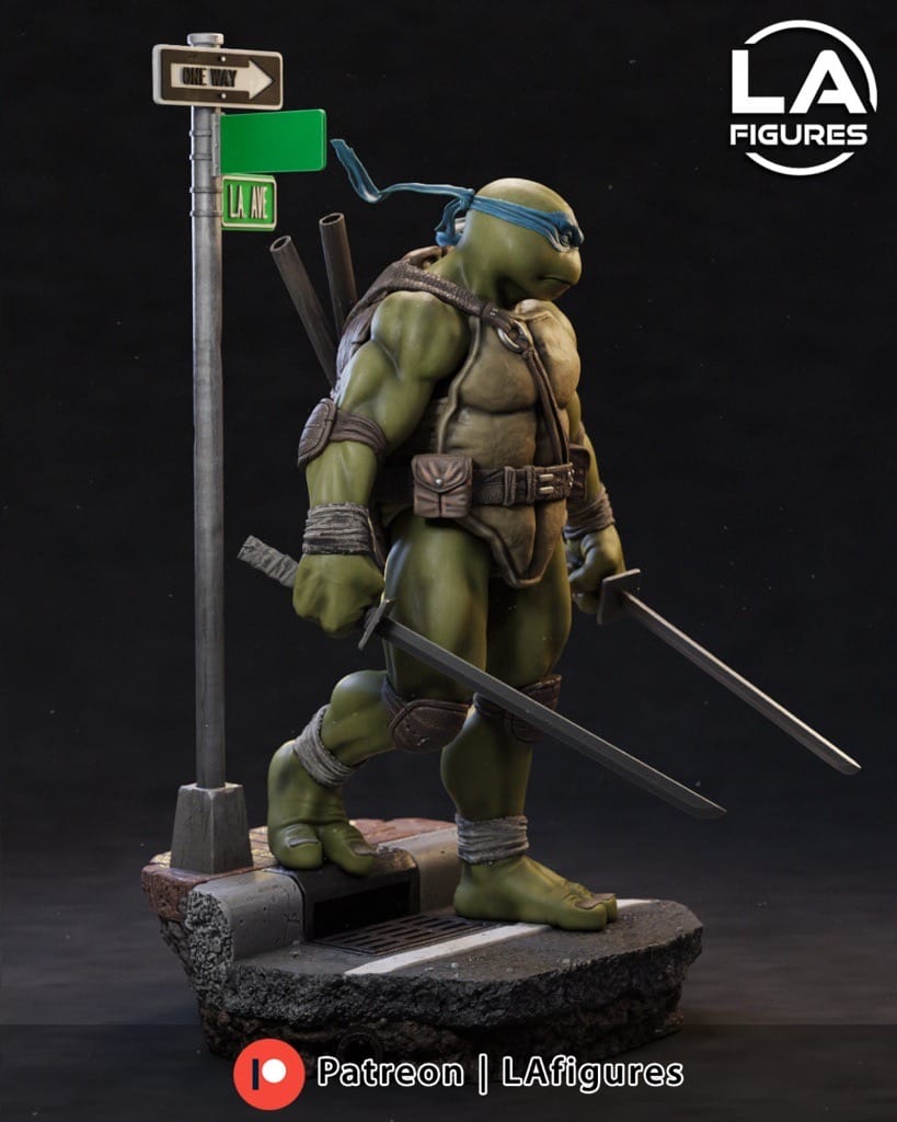 P站图纸印象馆 L.A Figures 忍者神龟 利奥纳多 L.A Figures 忍者神龟 利奥纳多