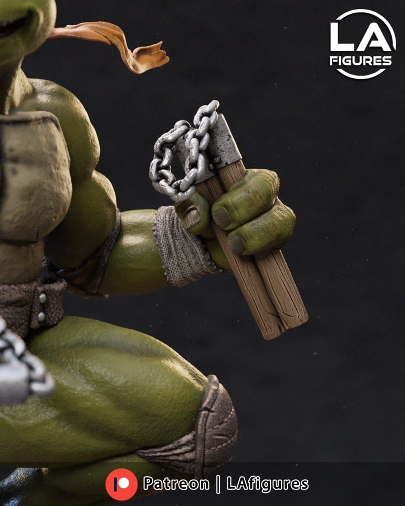 P站图纸印象馆 L.A Figures 忍者神龟 米开朗基罗 L.A Figures 忍者神龟 米开朗基罗
