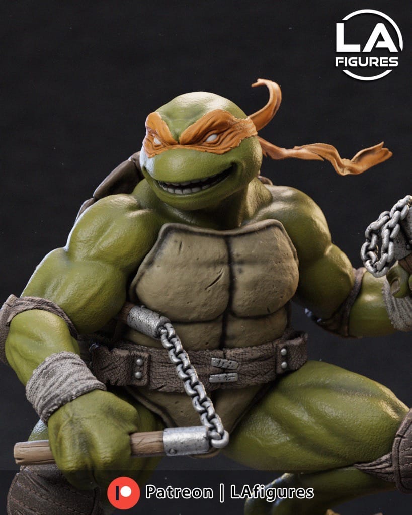 P站图纸印象馆 L.A Figures 忍者神龟 米开朗基罗 L.A Figures 忍者神龟 米开朗基罗