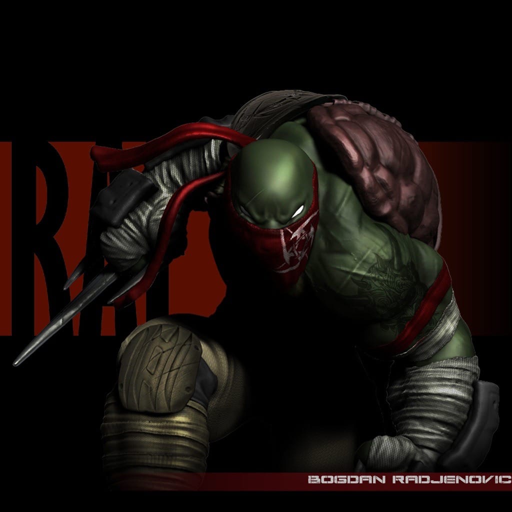 P站图纸印象馆 忍者神龟 拉斐尔 忍者神龟 拉斐尔