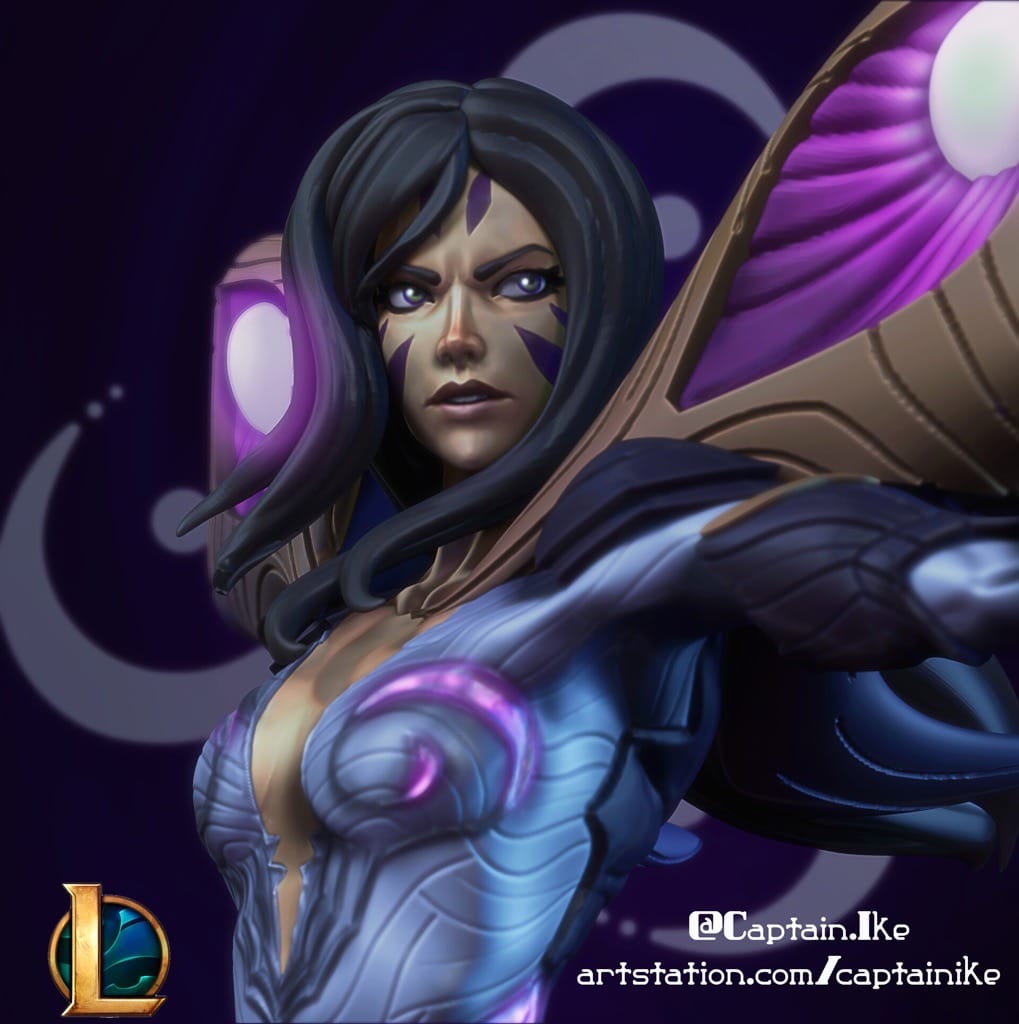 P站图纸印象馆 英雄联盟 卡莎 英雄联盟 卡莎