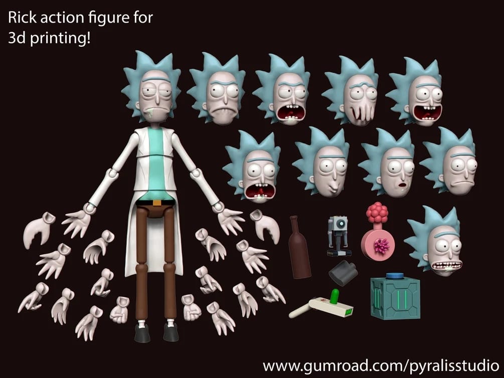 P站图纸印象馆 瑞克和莫蒂 瑞克 瑞克和莫蒂 瑞克