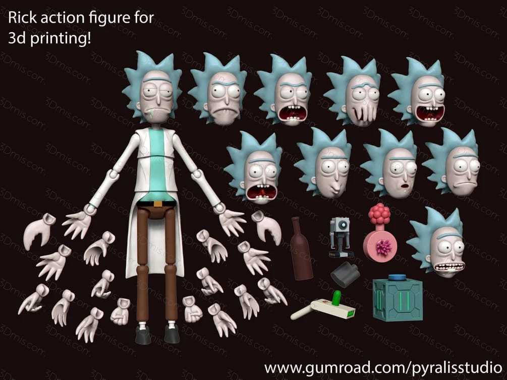 P站图纸印象馆 瑞克和莫蒂 瑞克 瑞克和莫蒂 瑞克