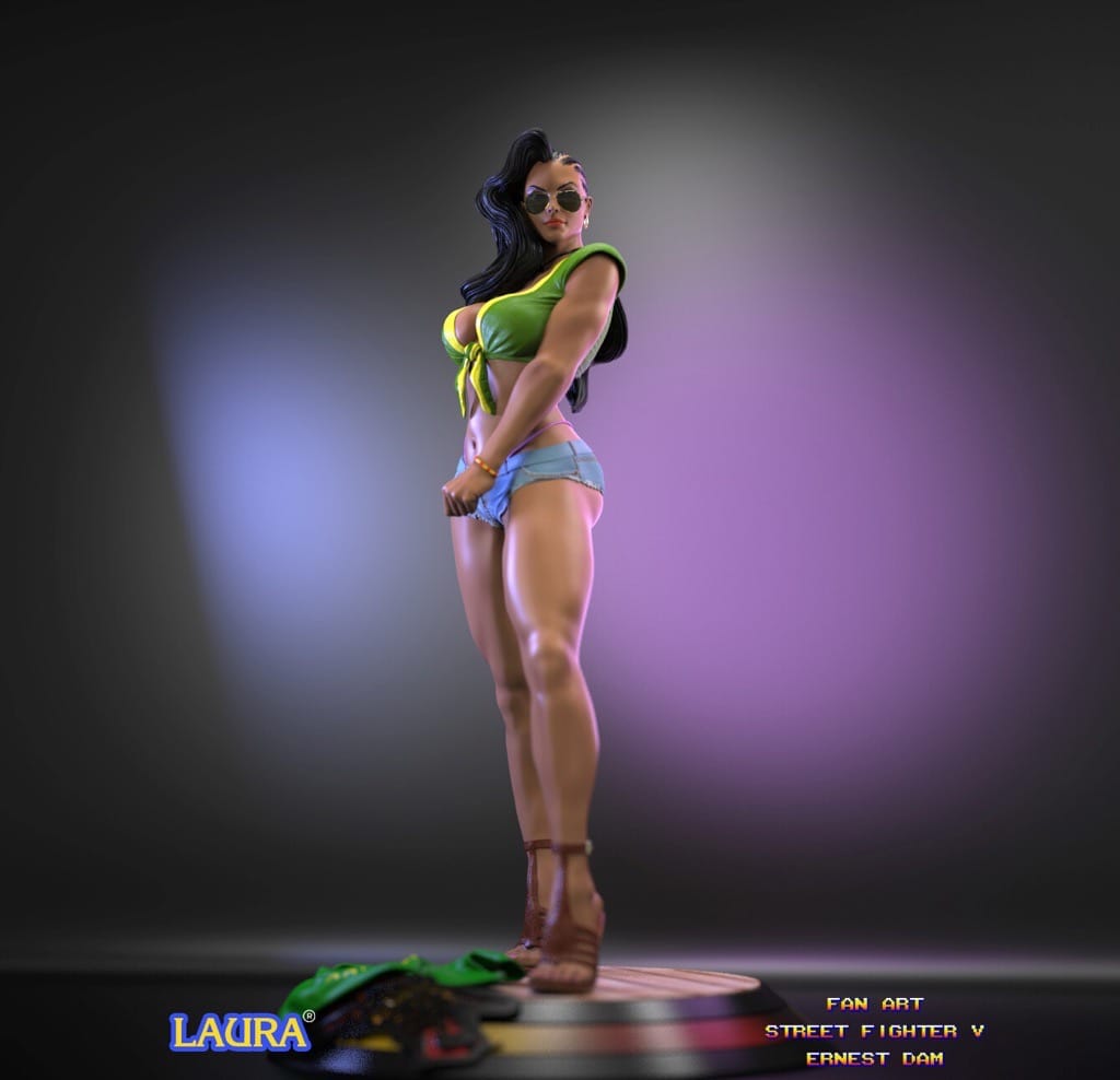 P站图纸印象馆 街头霸王 松田劳拉 街头霸王 松田劳拉