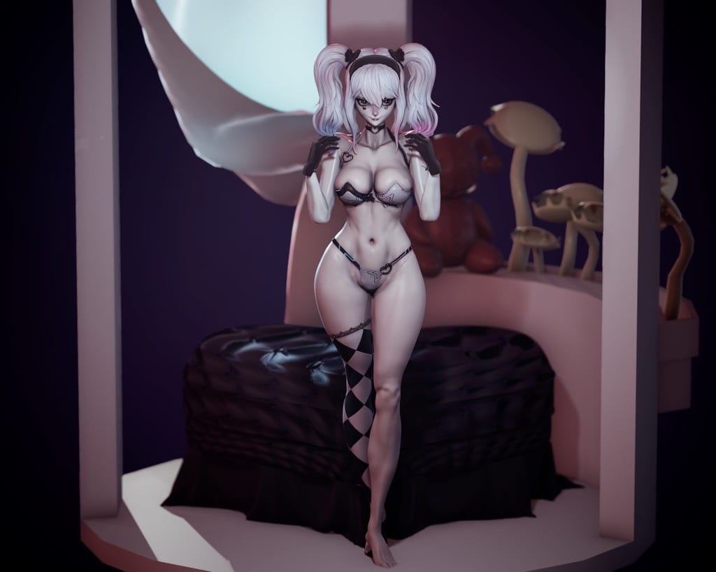 P站图纸印象馆 DC漫画 哈莉·奎茵 DC漫画 哈莉·奎茵