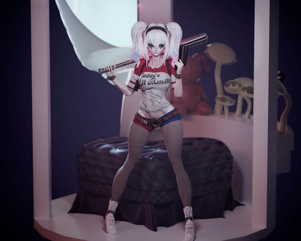 P站图纸印象馆 DC漫画 哈莉·奎茵 DC漫画 哈莉·奎茵