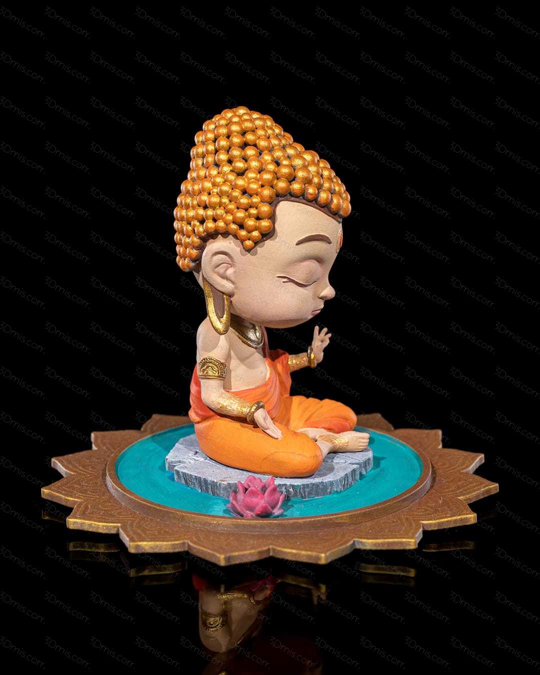 莲花池上的佛祖